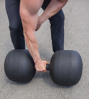 Гантель Strong (Черный (RAL 9005 М), 20 кг) Stecter