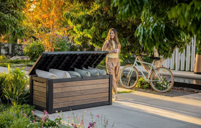 Сундук темно-коричневый Деко 630л (Deco deck 630 L Walnut)