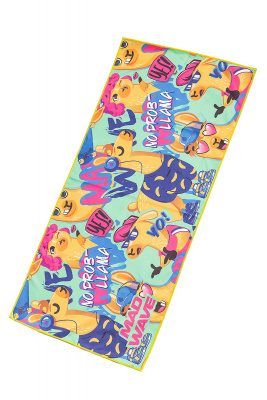 Полотенце из микрофибры Mad Wave Microfiber Towel LLAMA M0761 03 1 16W зеленый