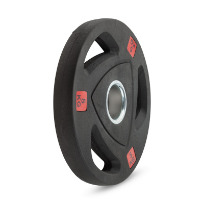 Диск 51 мм. NEO обрезиненный с 3-мя хватами5 кг VictoryFit VF-ST51050