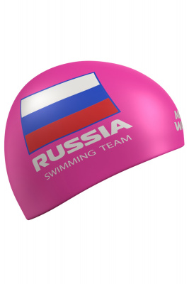 Силиконовая шапочка Mad Wave Swimming team M0558 18 0 11W Розовый