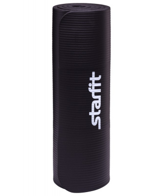 Коврик для йоги Star Fit FM-301 NBR (183x58x1,5) черный