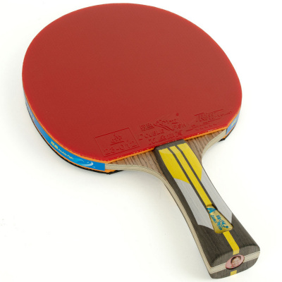 Ракетка для настольного тенниса Double Fish 6A+C, ITTF App+ 2 мяча V40+мм