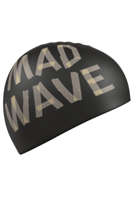 Силиконовая шапочка Mad Wave Tape M0554 55 0 00W Черный