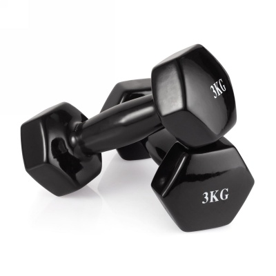 Гантель неразборная 3 кг винил VictoryFit VF-DV030