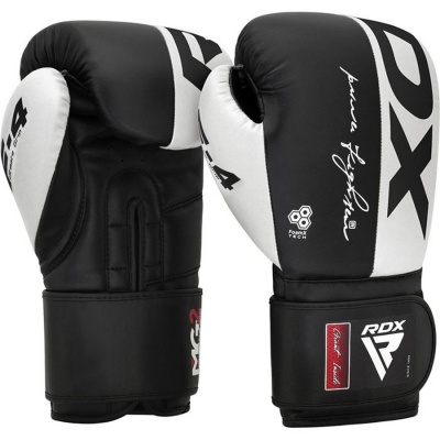 Перчатки тренировочные RDX BGR-F4B-16OZ черный\белый
