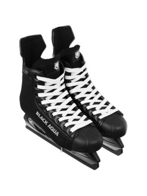 Коньки хоккейные Black Aqua HS-207