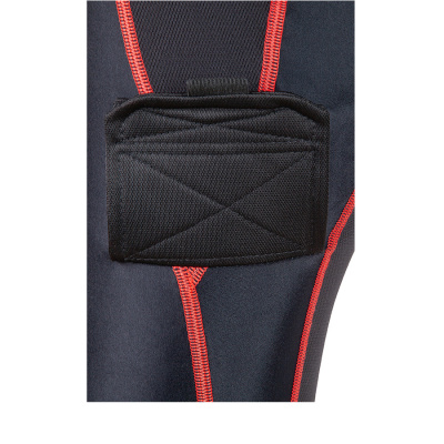 Брюки с защитной пластиковой раковиной Mad Guy Pro Compression JR черный\черный