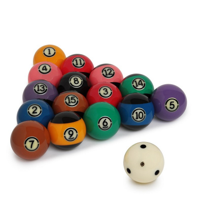 Шары Pool Aramith Tournament Black TV ø57,2мм
