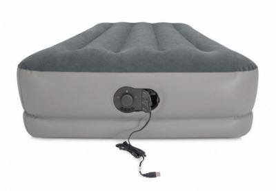 Надувной матрас 99х191х30см Prestige со встр. USB насосом, до 136кг Intex 64112