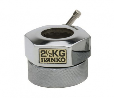 Официальные олимпийские хромированные замки, 2,5 кг, пара Ivanko COC-2.5KG