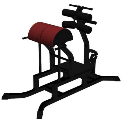 Горизонтальное разгибание спины с зажимами для ног MB Barbell МВ 2.31