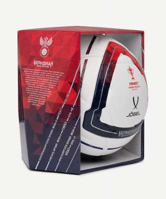 Мяч футбольный Jogel Meridian Elite RUSSIAN CUP BOX р.5