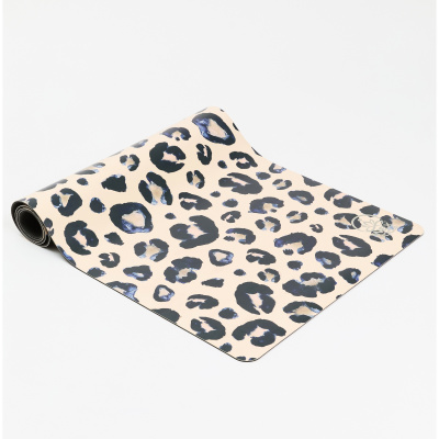 Коврик для йоги 185х68х0,4 см, PU Inex Yoga Mat PUMAT-LEO38 леопардовая пудра
