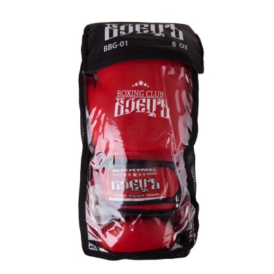 Боксерские перчатки Боецъ BBG-01 Красные 2 oz