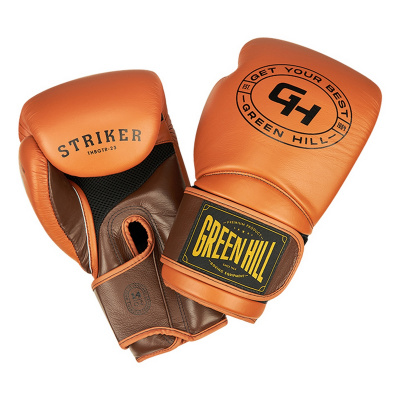 Боксерские перчатки Green Hill STRIKER THBGTR-23 коричневый