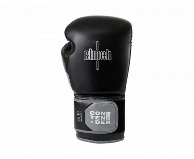 Перчатки боксерские Clinch Contender C184 черно-серый