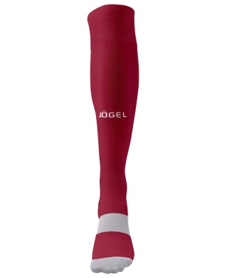 Гетры футбольные Jogel Camp Basic Socks, гранатовый\серый\белый
