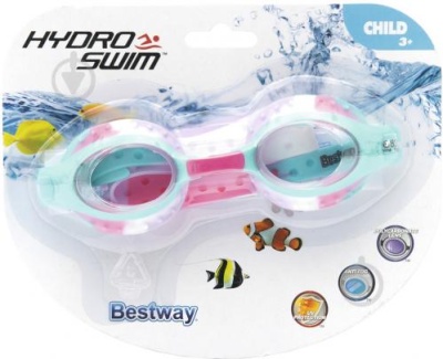 Очки для плавания Bestway Summer Swirl от 3 лет, 2 цвета 21099