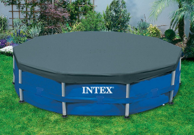 Тент для круглого каркасного бассейна 366х366см intex 28031