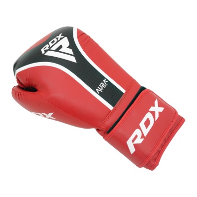 Перчатки RDX Aura Plus T-17 BGR-T17RB-16OZ+ красный\черный