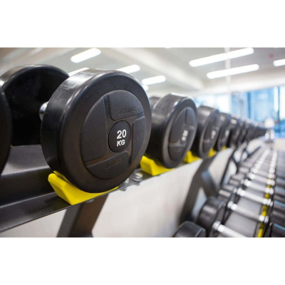 Гантельный ряд power (шаг 2,5 кг, 5 пар) Profi-Fit 40-50 кг