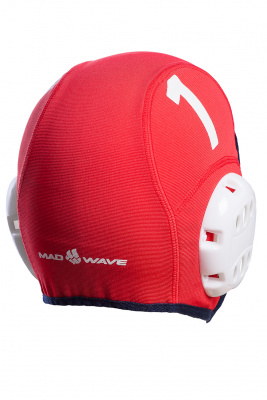 Шапочка для водного поло Mad Wave Waterpolo caps M0597 01 01 05W красный