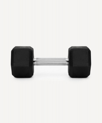 Гантель гексагональная 12кг, обрезиненная Star Fit DB-301PRO черный