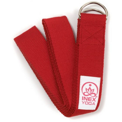 Ремень для йоги Inex Stretch Strap HG\YSTRAP-RD\24-RD-00 красный