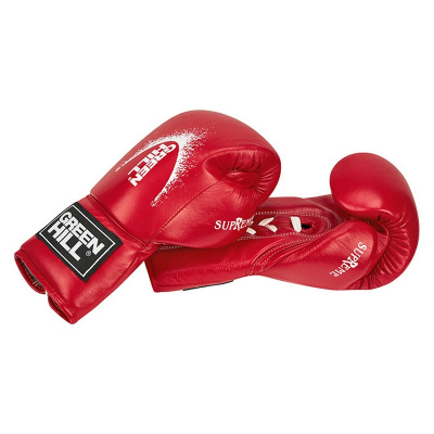 Боксерские перчатки Green Hill SUPREME BGS-2111 красный