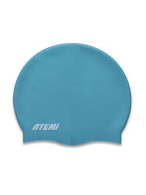Шапочка для плавания Atemi light silicone cap Green river FLSC1GR бирюзовый