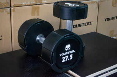 Гантель EVO 27,5кг полиуретановая YouSteel