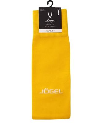 Гетры футбольные Jogel Camp Basic Socks, желтый\серый\белый