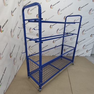 Стеллаж универсальный для хранения спортинвентаря 150x50x160см (разборный) 