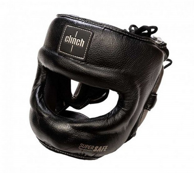 Шлем для единоборств с бампером Clinch Face Guard C149 черно-бронзовый