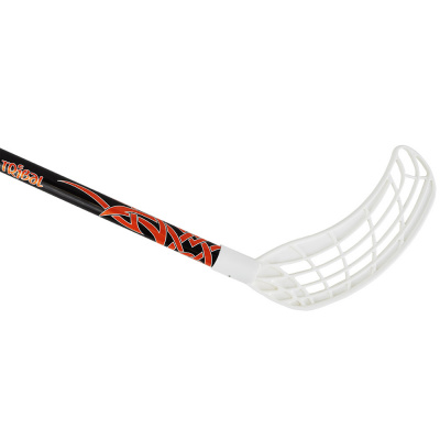 Клюшка для флорбола Realstick Tribal Jr, MR-KF-TR85-GR, 85см, прямой крюк, пластик, черн-зелен