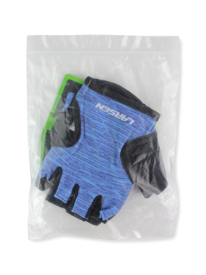 Перчатки для фитнеса Larsen 16-15052 black\blue