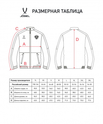 Куртка спортивная Jogel NATIONAL PerFormDRY Woven Jacket, темно-синий