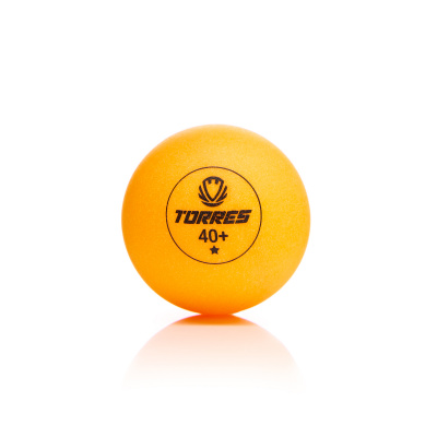 Мяч для настольного тенниса, d40+ мм, 6 шт Torres Training 1* TT23015 оранжевый