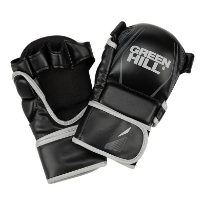 Гибридные перчатки для MMA Green Hill MMI-603GH черно-серый
