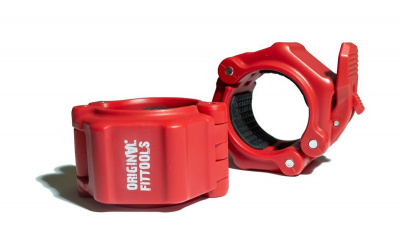 Замки олимпийские Original Fit.Tools пластиковые, пара FT-JKK02 красные