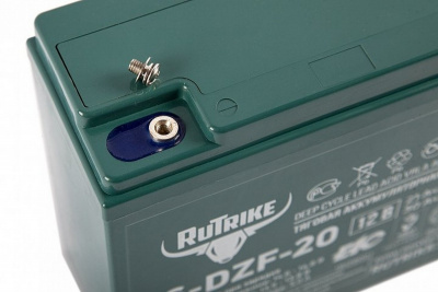 Тяговый гелевый аккумулятор RuTrike 6-DZF-20 (12V20A/H C2) 22834