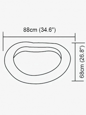 Ванночка для ног надувная MSpa B0303966