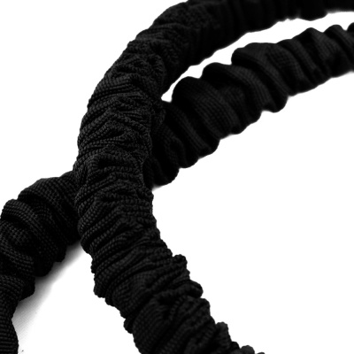 Амортизатор в рукаве с карабином Live Pro Resistance Tube LP8401-M среднее сопротивление, черный\зеленый