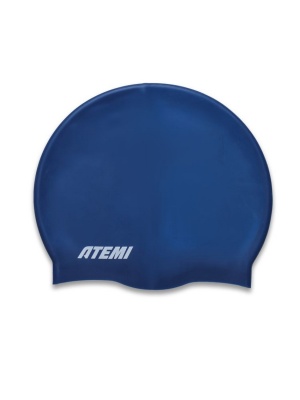 Шапочка для плавания Atemi kids silicone cap Strong blue KSC1BE синий