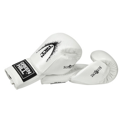 Боксерские перчатки Green Hill SUPREME BGS-2111 белый