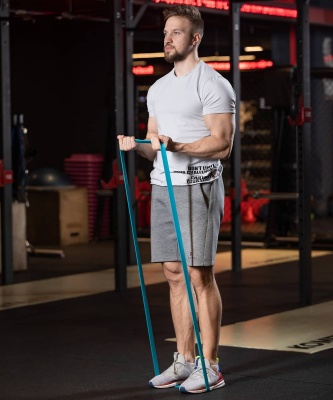 Эспандер ленточный для кросс-тренинга Star Fit 11-36 кг, 208х2,9 см ES-803 синий