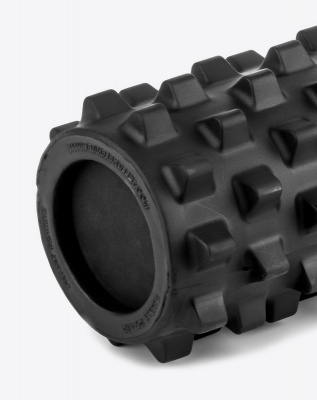 Массажный ролл RumbleRoller RRMX227 56 см, жесткий, черный