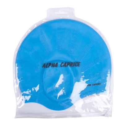 Шапочка для плавания с ушами Alpha Caprice SCU Lt.Blue