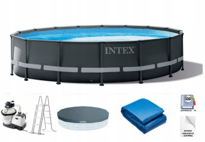 Каркасный бассейн круглый 488х122cм Intex Ultra XTR Frame 26326